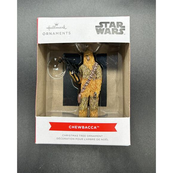 Hallmark Ornament Star Wars Chewbacca with Bowcaster Christmas 2021 - Picture 1 of 4